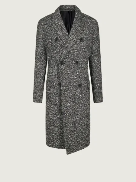 Karl Lagerfeld Palton cu adaos de lână negru