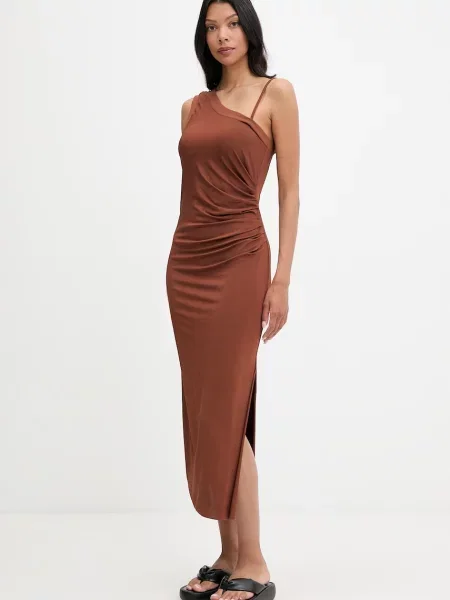Max Mara Beachwear plážové šaty dámske FIABE hnedá