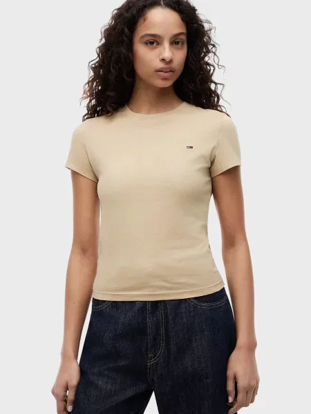 Футболка Tommy Jeans бежева
