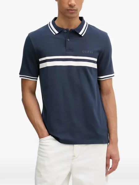 Tricou polo Guess albastru