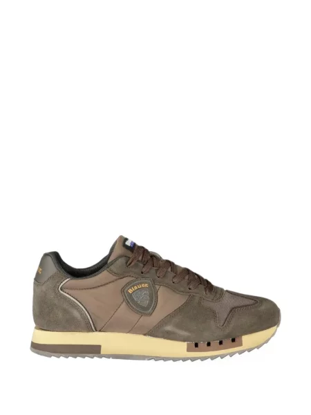 Sneakerși Blauer cu autograf maro