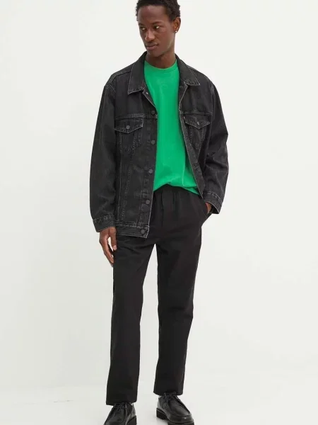 Levi's kratka majica GRAPHIC CREWNECK zelena
