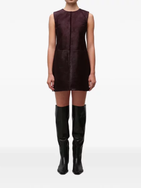 Rochie mini Simkhai fără mâneci maro