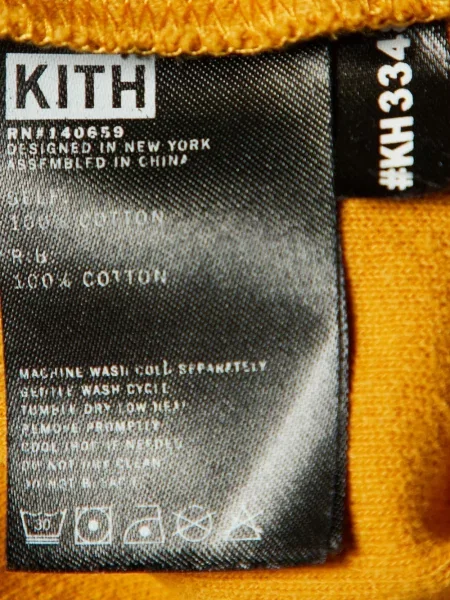 Tricou Kith cu autograf galben