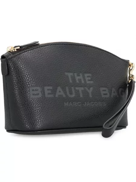 Kosmetyczka Marc Jacobs skórzana czarna