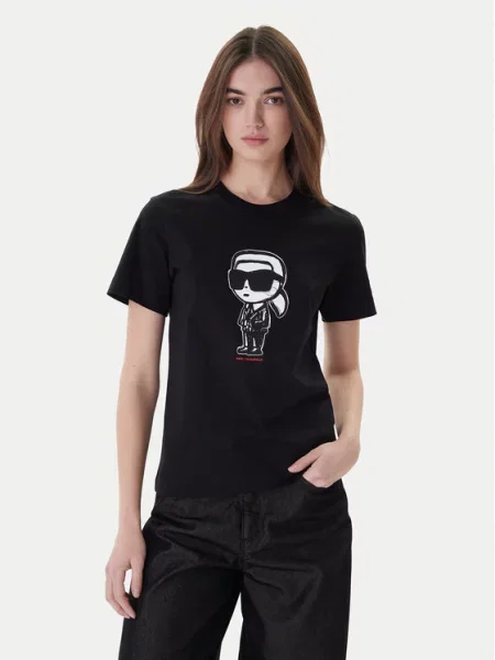 Karl Lagerfeld t-shirt czarny