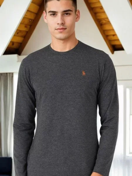 Tricou mânecă lungă Dewberry gri