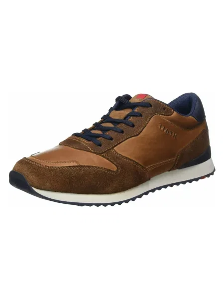 Sneakersy Lloyd skórzane brązowe