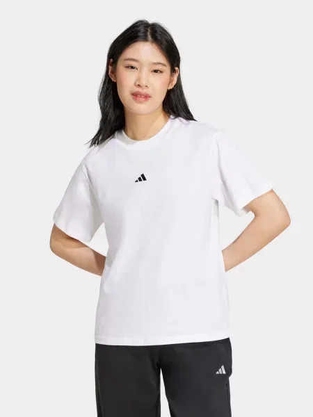 Футболка adidas Essentials Small Logo Cotton білий