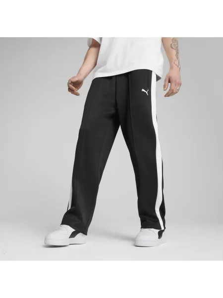 Spodnie dresowe o luźnym kroju T7 ALWAYS ON czarne