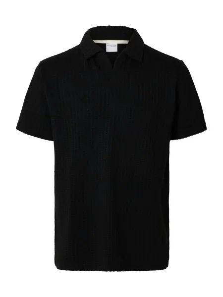 SELECTED Tricou SLHBlake' negru