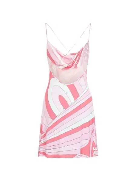 Rochie Pucci cu imagine roz