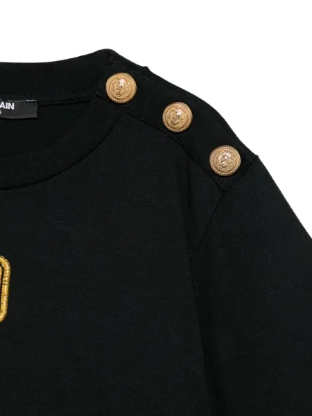 Koszulka dziecięca Balmain czarna