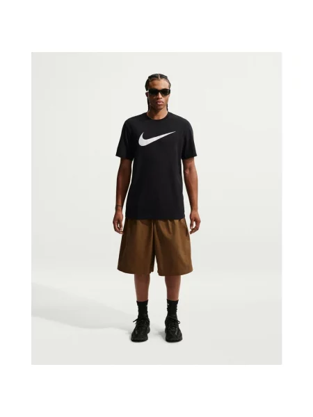 Koszulka z krótkim rękawem damska Nike Sportswear Swoosh czarny S biały