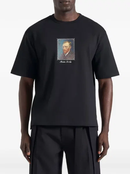 Grafický tričko Manière De Voir černé