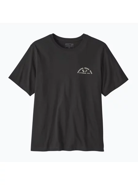 Tricou pentru bărbați Patagonia Repair Shop ink black negru