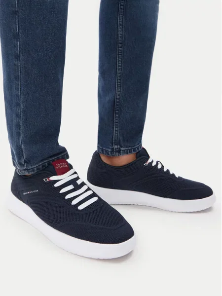 Tenisice Tommy Hilfiger Th Modern Lightcup Knit Tamnoplava