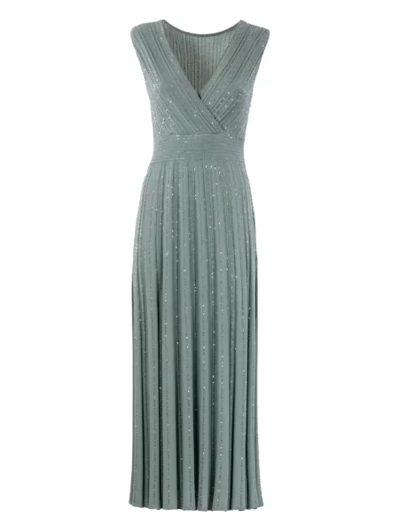 Rochie midi D.exterior până la genunchi de costum albastru