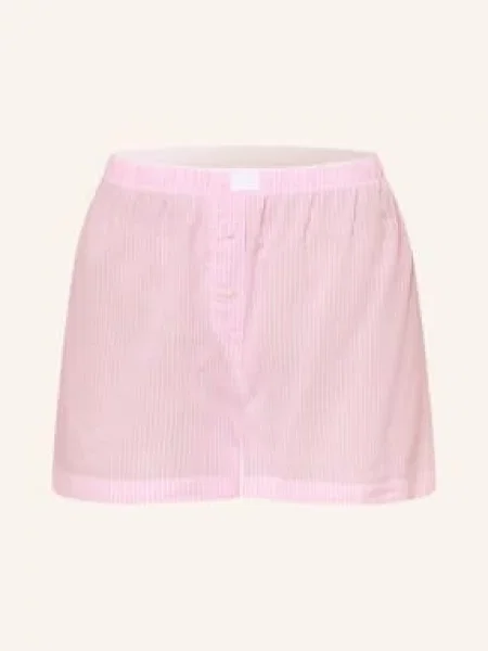 Mey Pyžamové Šortky Série Cotton Stripes růžová bílá