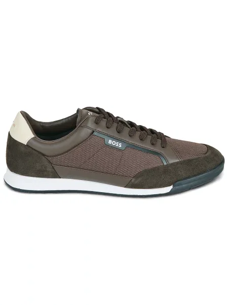 Sneakersy BOSS Nitan hnedá