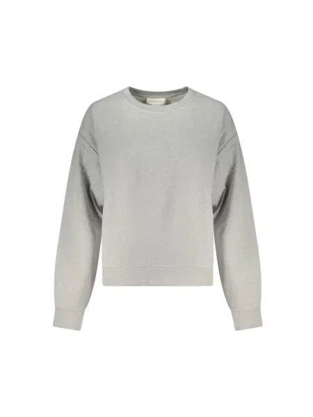 Bluza Calvin Klein z długim rękawem szara