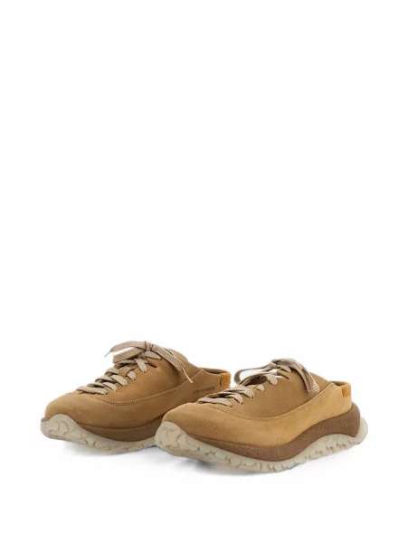 Chiloți Birkenstock din piele de căprioară slip-on maro