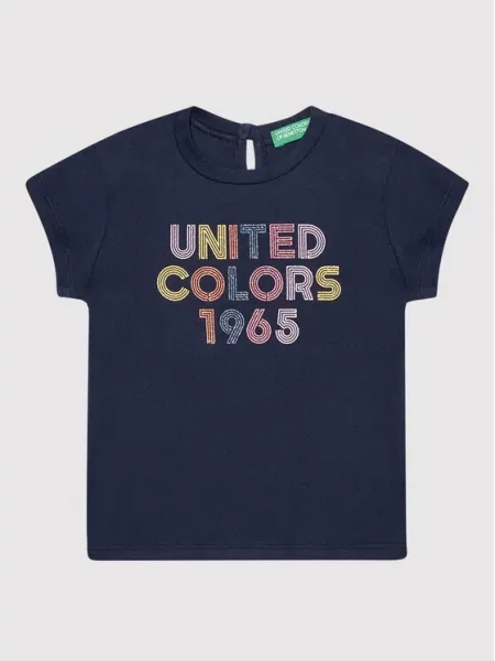 United Colors Of Benetton T-shirt Tamnoplava