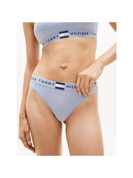 Tommy Hilfiger Underwear Tangá CLASSIC svetlomodrá / tmavomodrá modrá