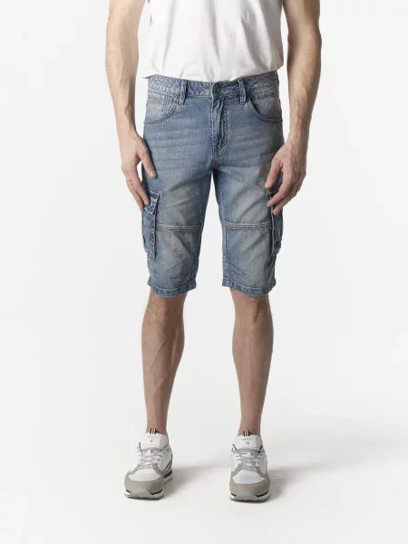 KOROSHI Jeans deschis albastru