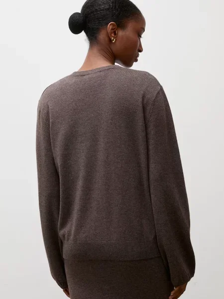 Answear.LAB sweter wełniany brązowy