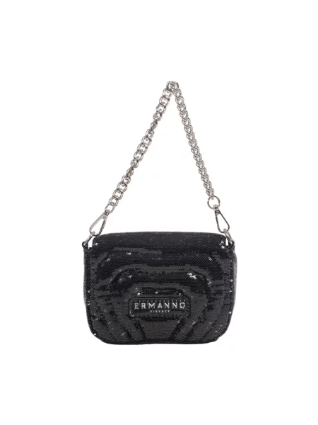 Torebka Ermanno Scervino z cekinami w serca szara