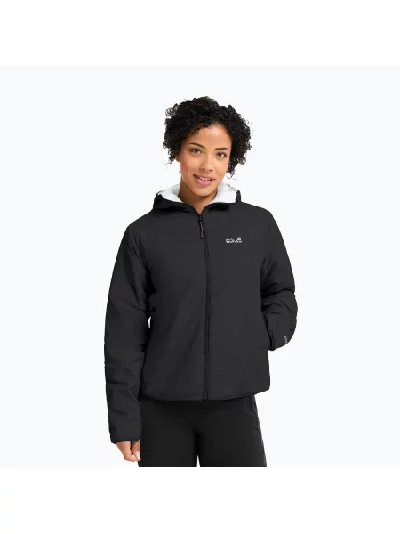 Női bélelt kabát Jack Wolfskin Trail Light Ins black. Méret: M fekete