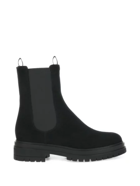 Botine chelsea Gianvito Rossi din piele de căprioară negru