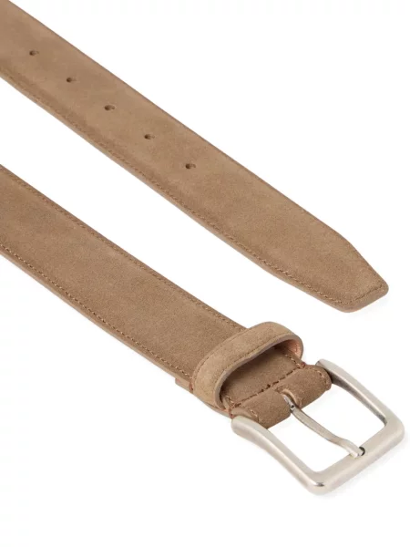 Cu centură curea Brooks Brothers din piele de căprioară