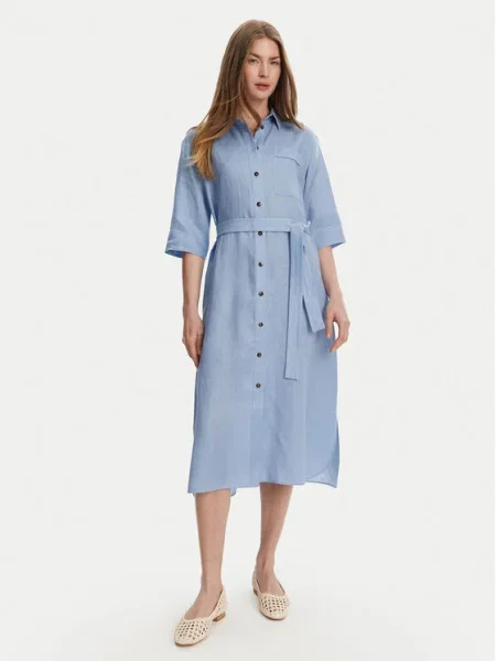 Max Mara Košeľové šaty Salute modrá