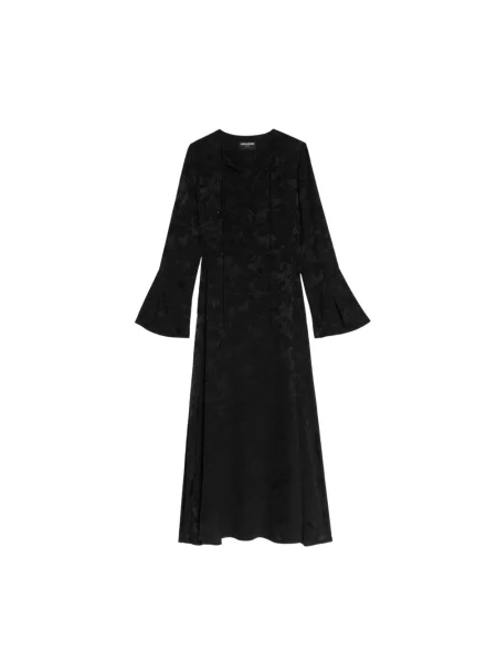 Jedwabna sukienka Zadig & Voltaire czarna