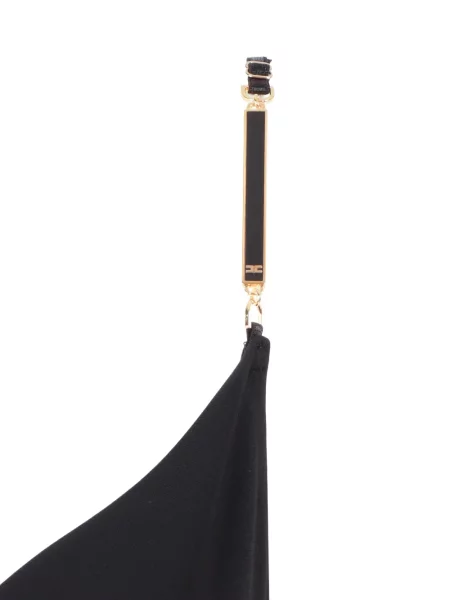 Rochie maxi Elisabetta Franchi drapată negru