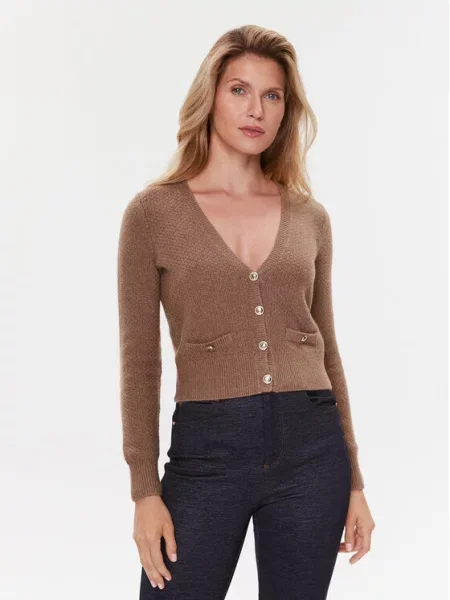 Pletena jopica Guess rjava