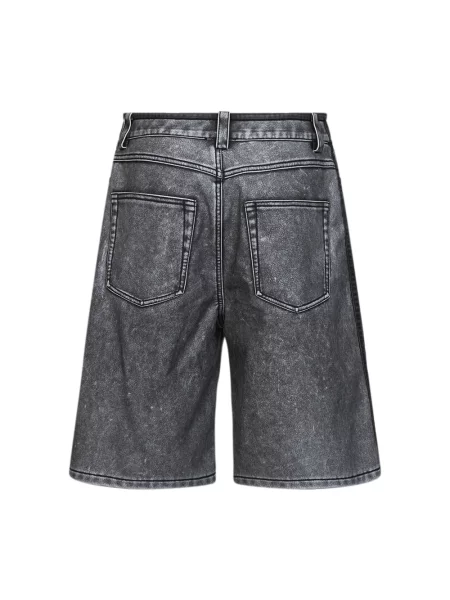 Szorty jeansowe Diesel czarne