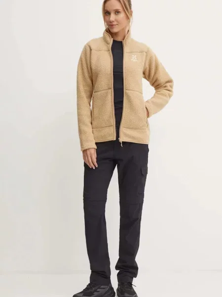 Однотонный свитер Haglofs бежевый