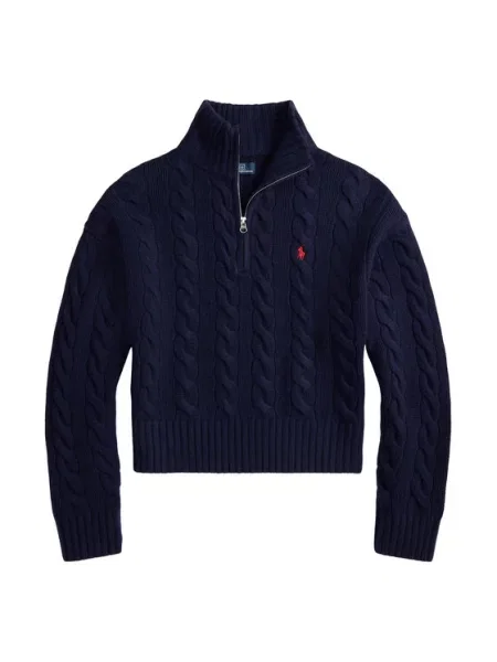 Polo Ralph Lauren Pulover mornarsko plava