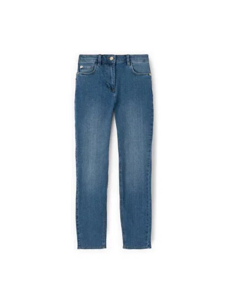 Skinny jeansy skinny Motivi niebieskie