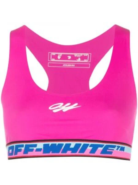 Sutien sport Off-white cu autograf