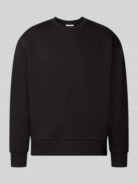 Bluza o kroju regular fit z dodatkiem bawełny Jack & Jones czarna