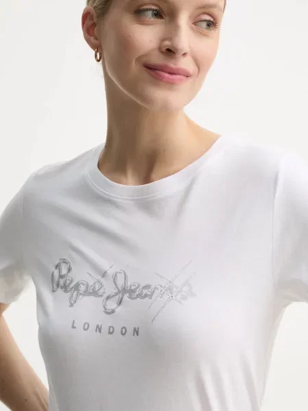 Pepe Jeans tričko LETICIA bílé