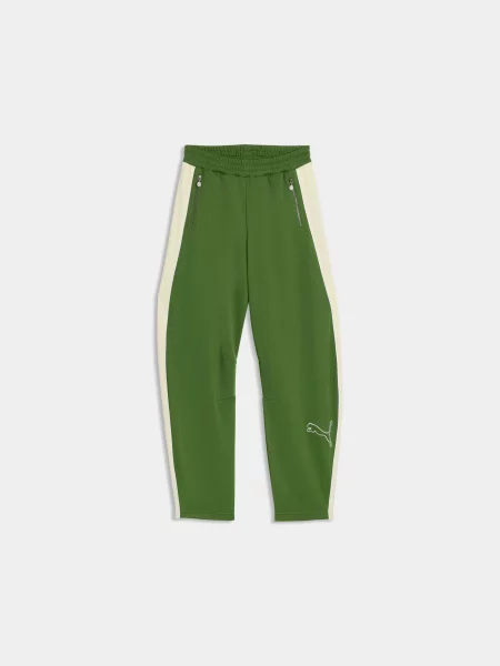 Спортивні штани PUMA T7 Barrel Track Pants комбінований верх зелений