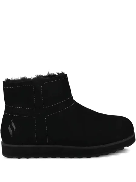 Cizme scurte Skechers cu broderie negru