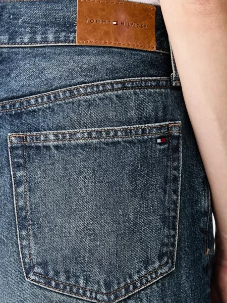 Tommy Hilfiger дънки wide leg дамски синьо