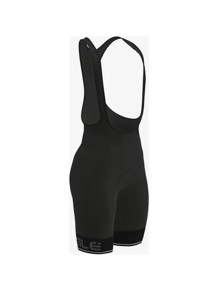 Spodenki na szelkach Alé Solid Corsa Limited Edition czarno-szare S czarne