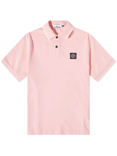 Koszulka polo Stone Island różowa